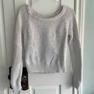 American Eagle small knit sweater cream/beige